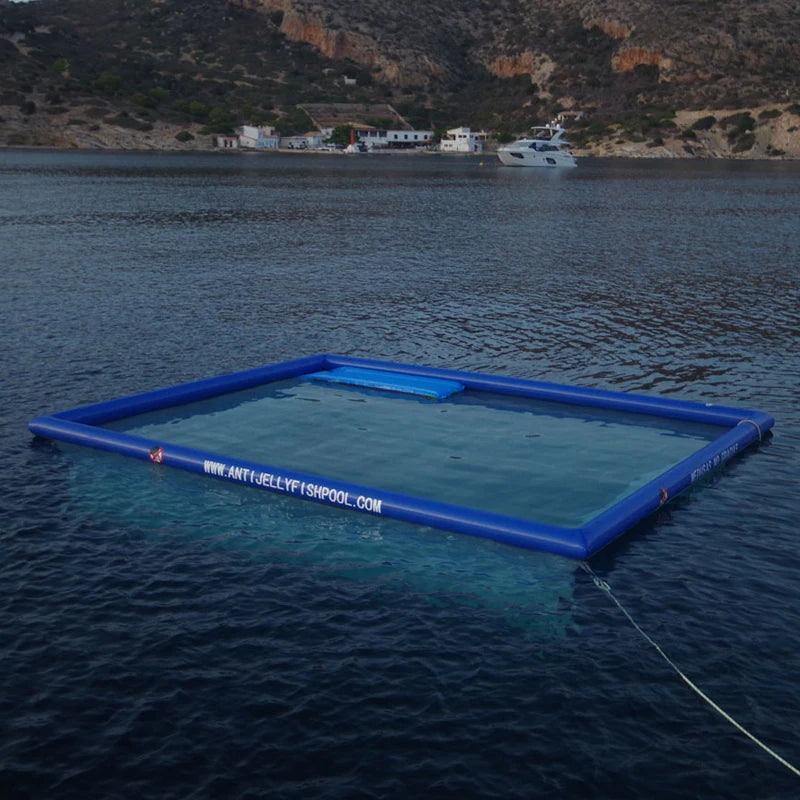 Portable Inflatable Ocean Yacht Pool with Net