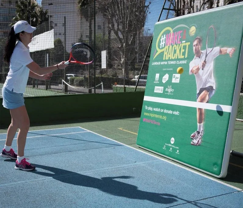 Inflatable Tennis Hitting Wall Practice System