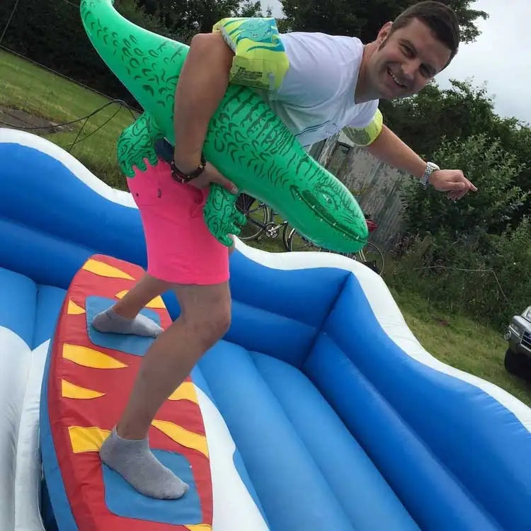 Inflatable Surfboard Game for All Ages