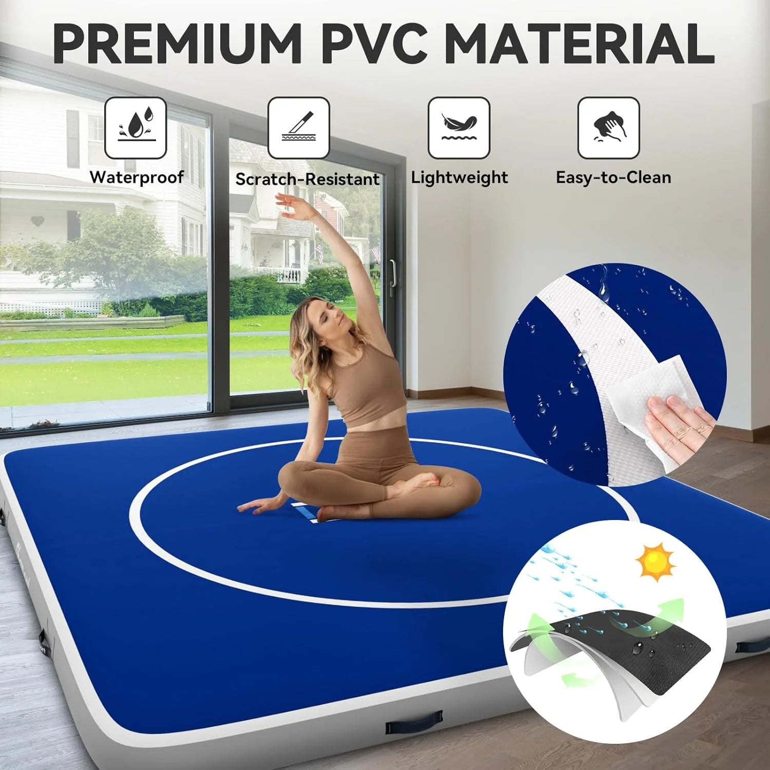 Inflatable Wrestling Mat PVC Durable Jiu Jitsu Judo