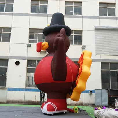 Giant Inflatable Turkey for Thanksgiving Advertising