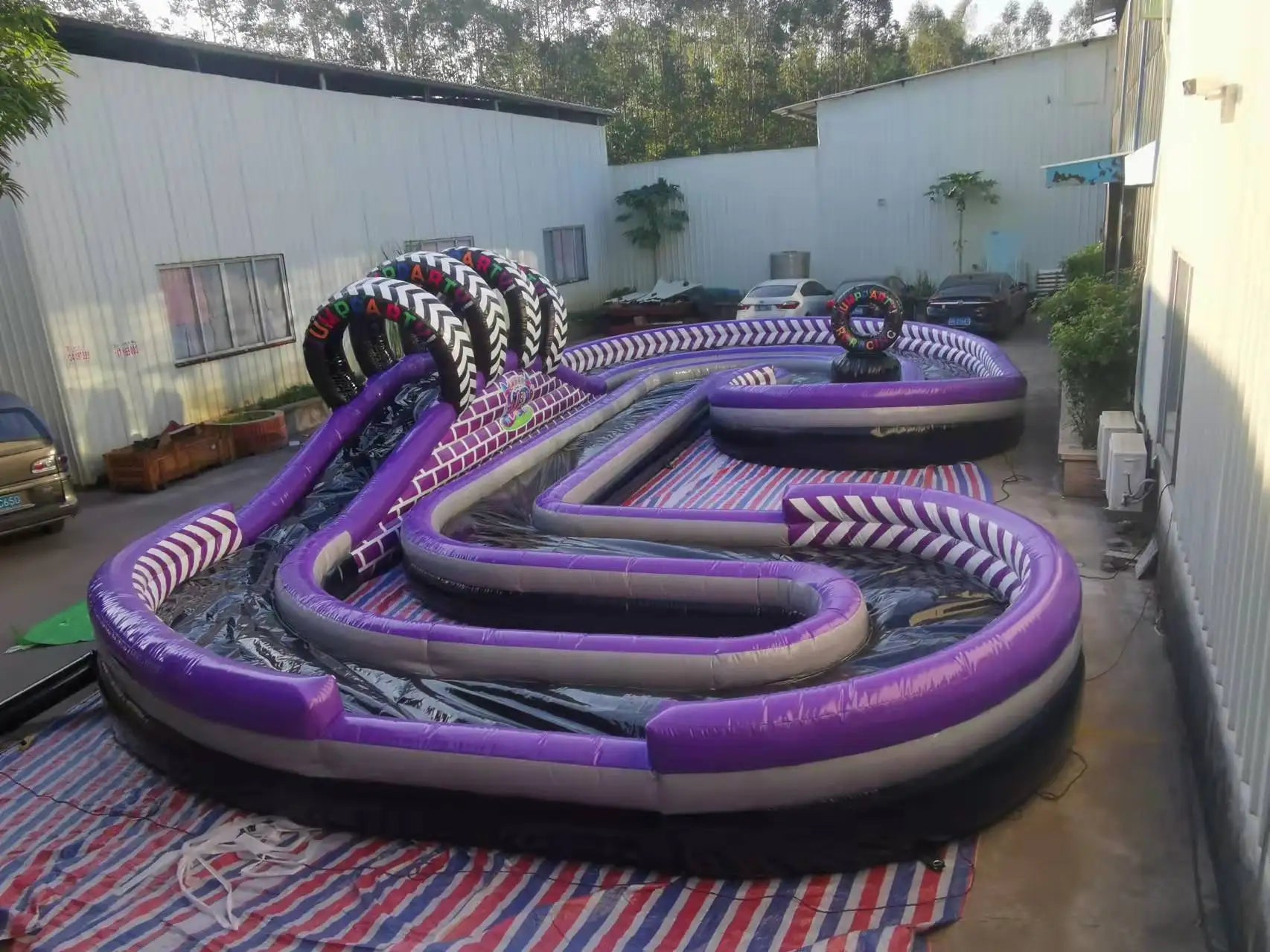 Inflatable RC Car Racing Track Adventure