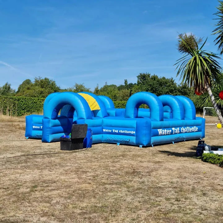 Inflatable Water Tag Challenge Maze for Outdoor Fun