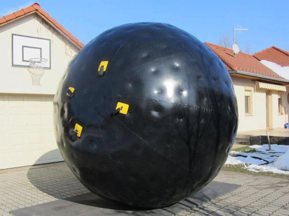 Black Inflatable Zorb Ball for Human Hamster Game