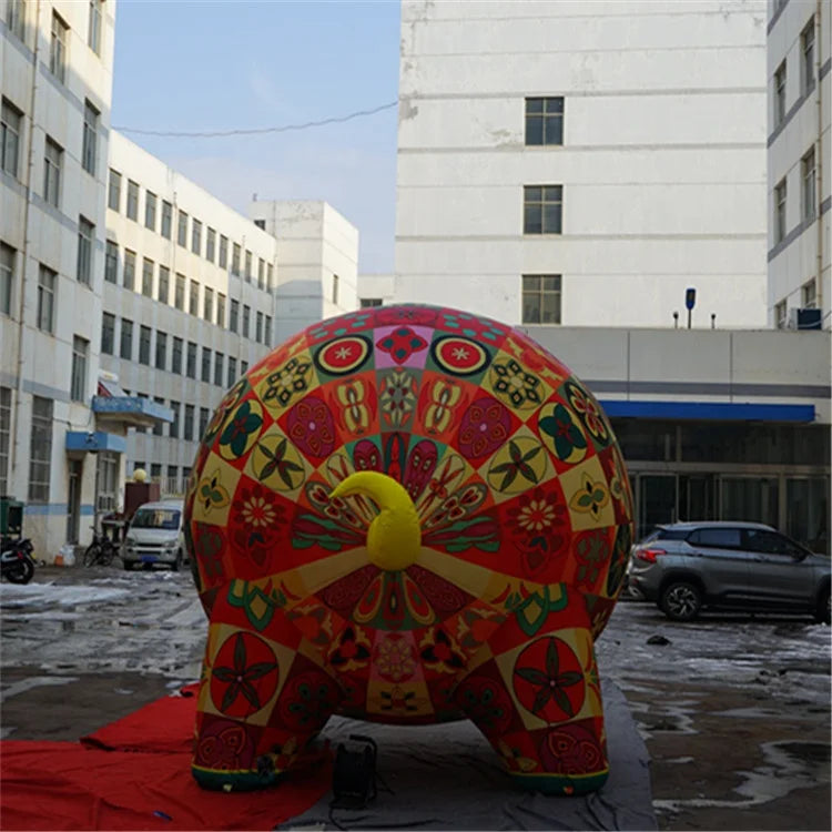 Giant Inflatable Piggy Bank Customized for New Year