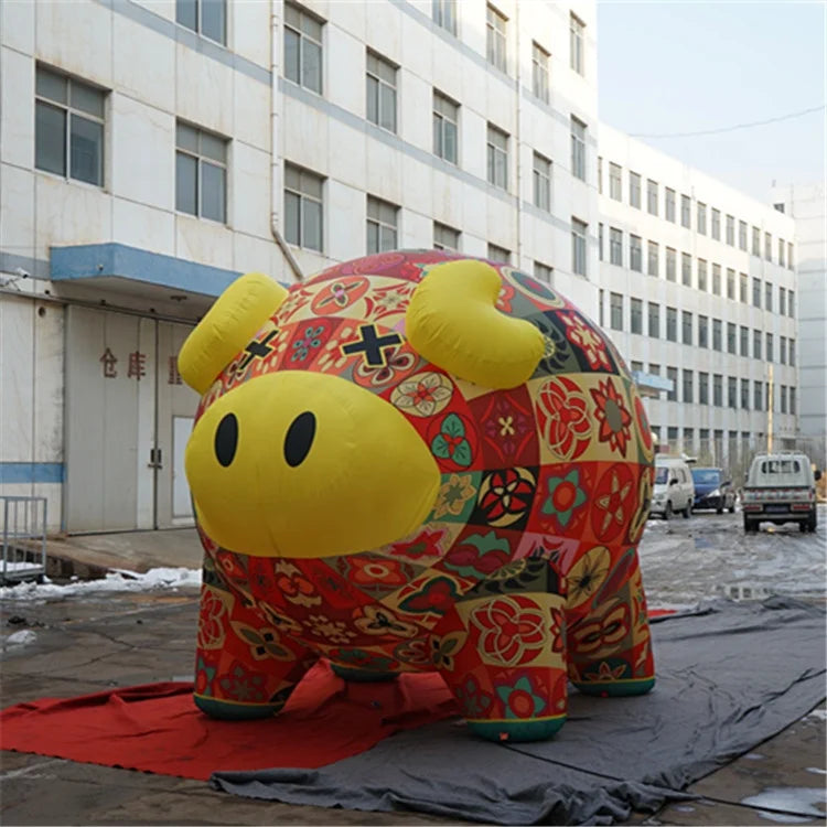 Giant Inflatable Piggy Bank Customized for New Year