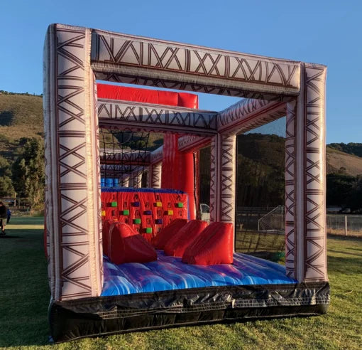 Inflatable Obstacle Course for Ninja Warrior Challenge