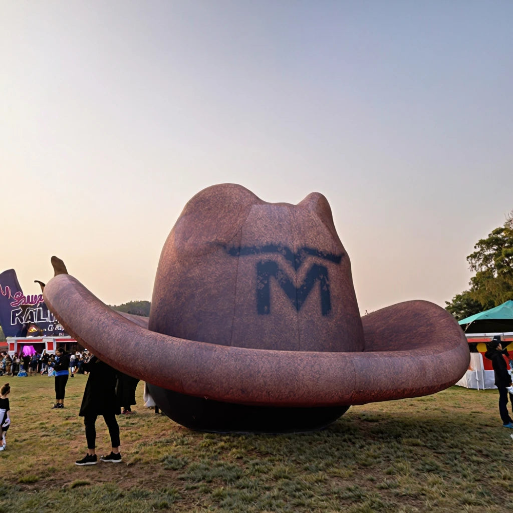 Customizable Cowboy Hat Inflatable Decoration