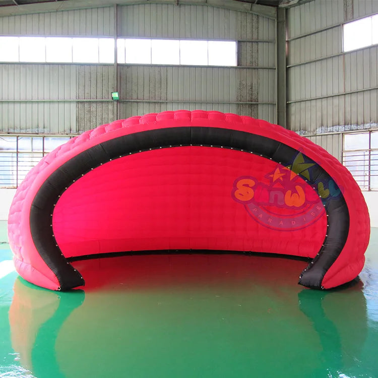 Inflatable Tent Half Moon LED Light Party Decoration
