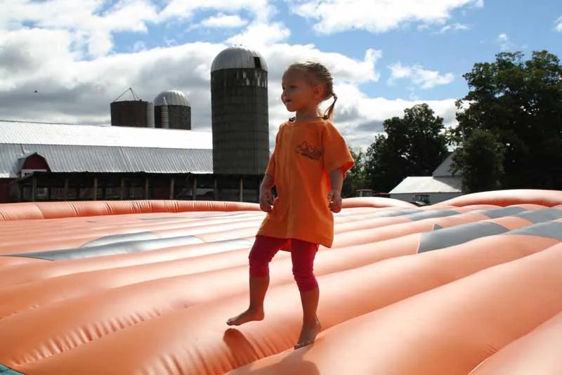 Halloween Pumpkin Bounce House for Kids