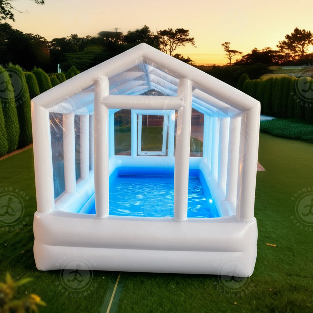 Backyard Inflatable Pool House Durable PVC Family Pool