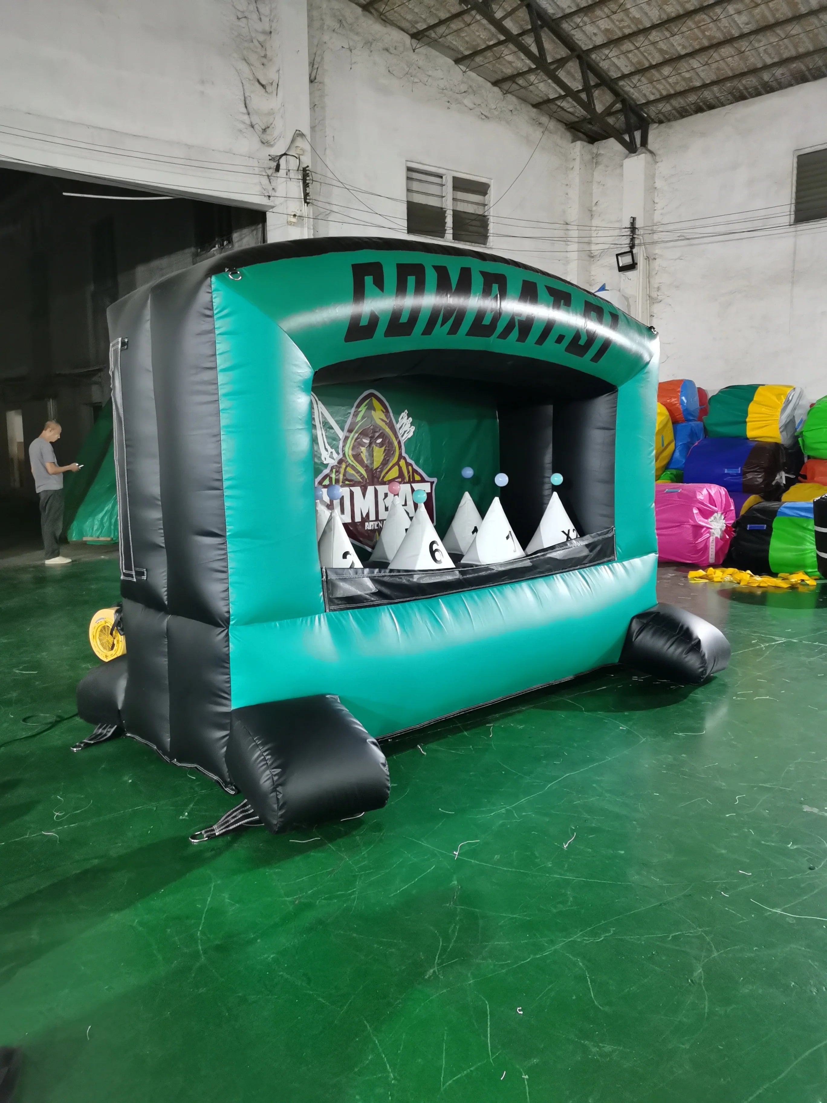 Inflatable Nurfing Shooting Game Competition