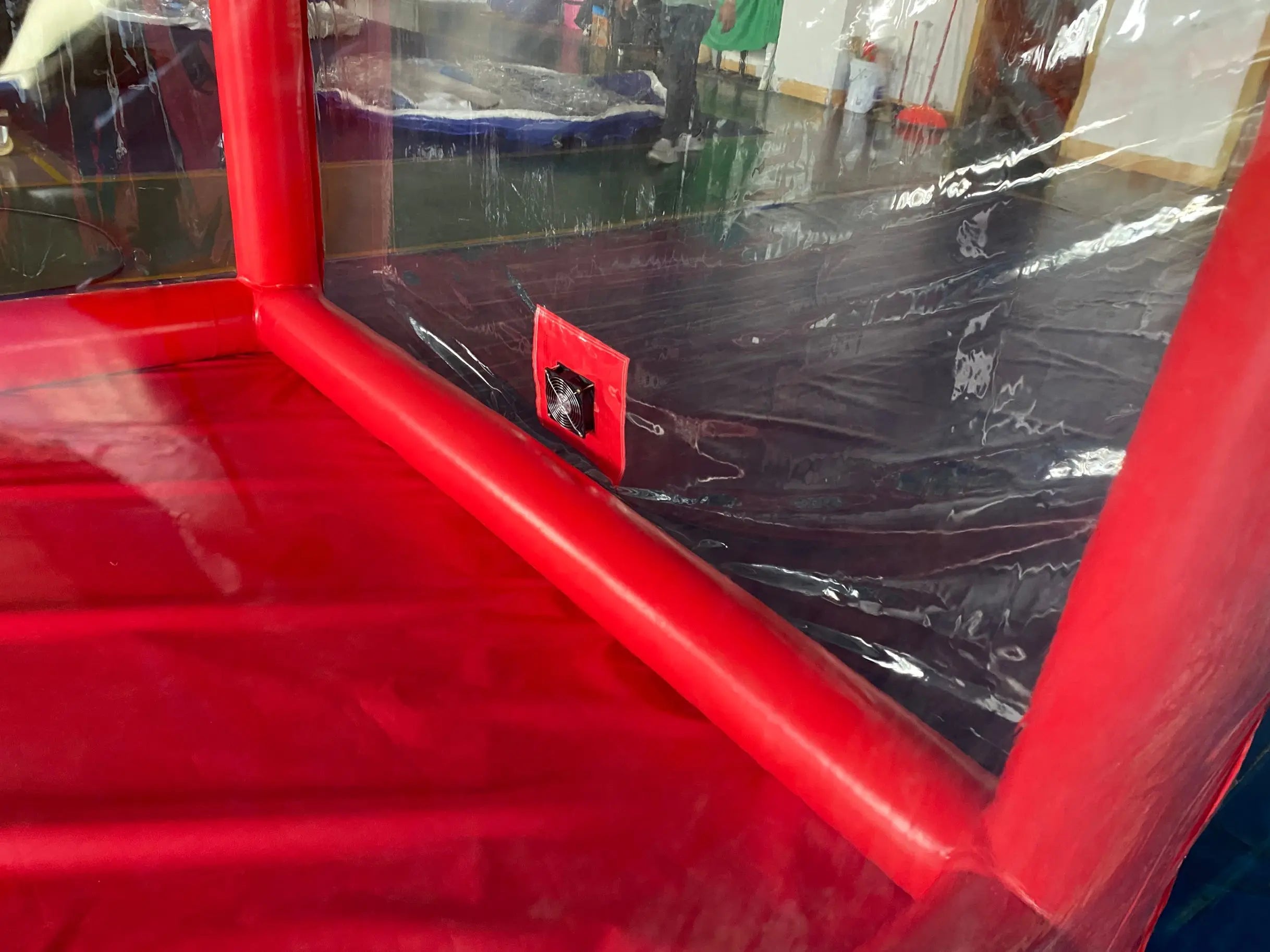 Inflatable Car Garage Car Cover Tent 20.5 FT Red