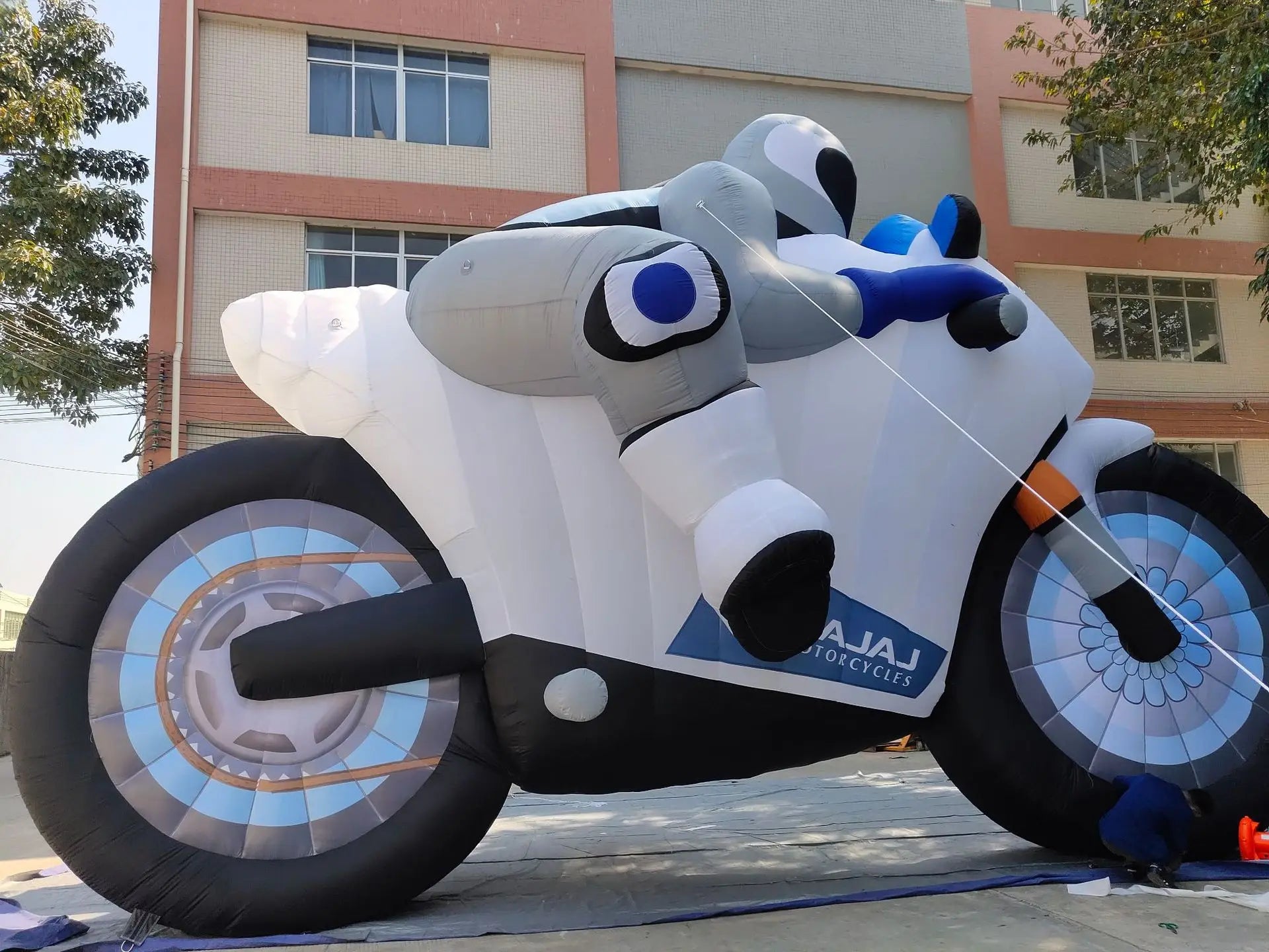 Giant Inflatable Motorcycle Advertising Display