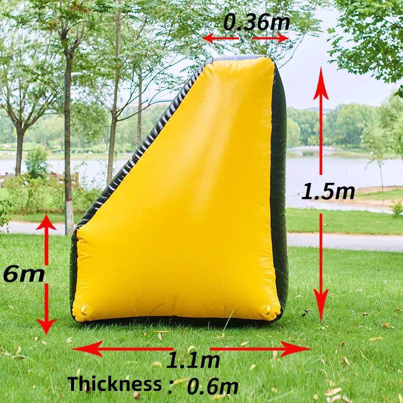 Barrières gonflables pour bunkers de tir à l'arc gonflables