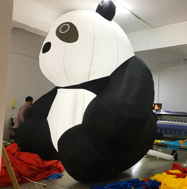 Giant Inflatable Panda Decoration with LED Lighting