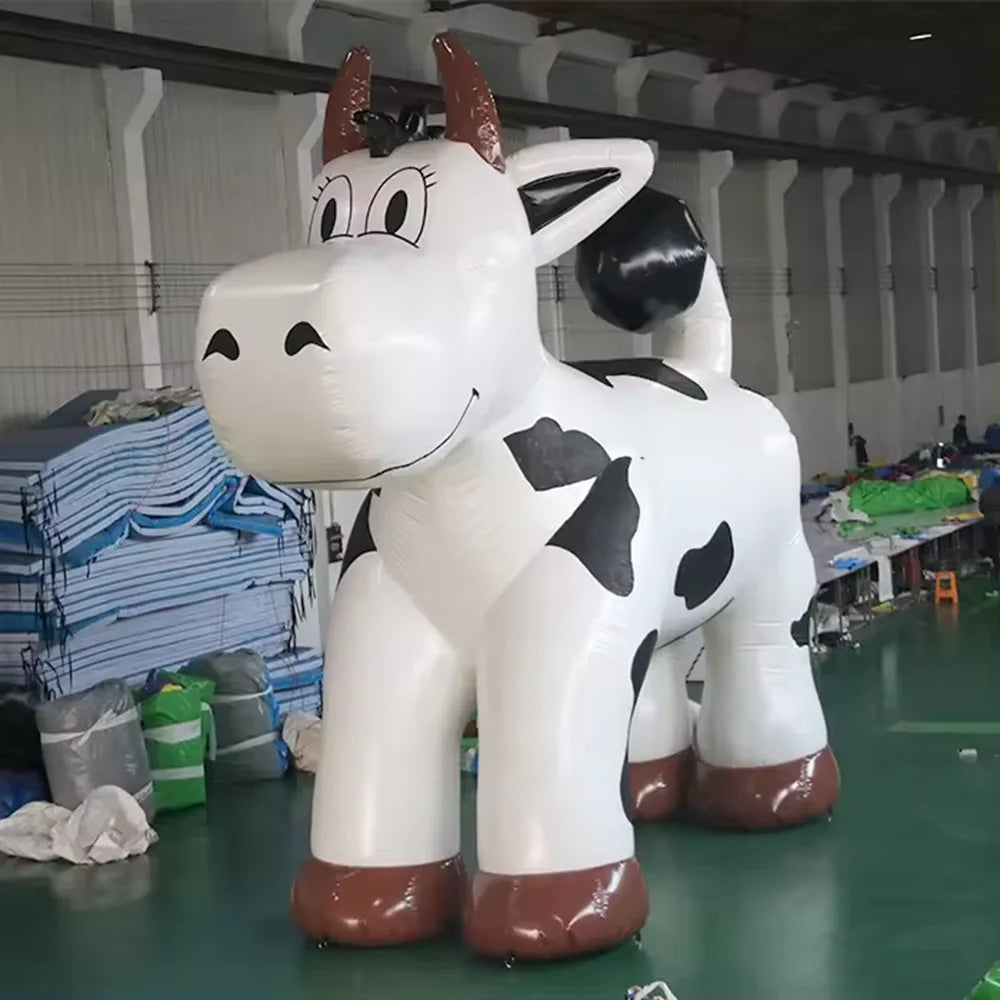 Inflatable Cow Milk for Outdoor Advertising Display