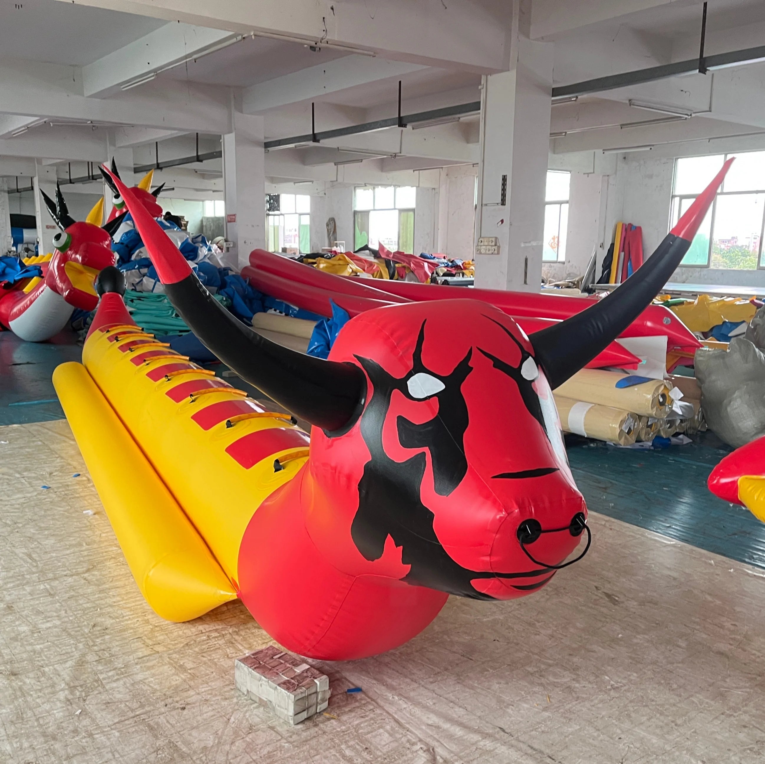 Inflatable Towable Bull Water Toy Tube