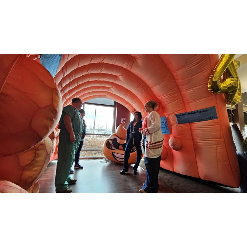 Inflatable Colon Tunnel Durable Educational Display