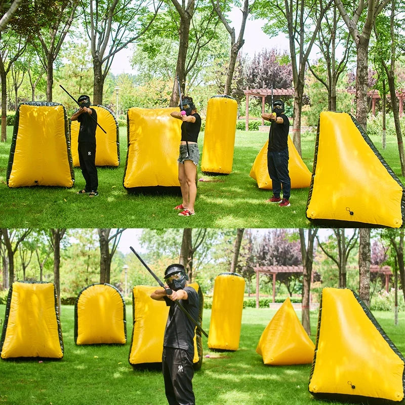 Barrières gonflables pour bunkers de tir à l'arc gonflables