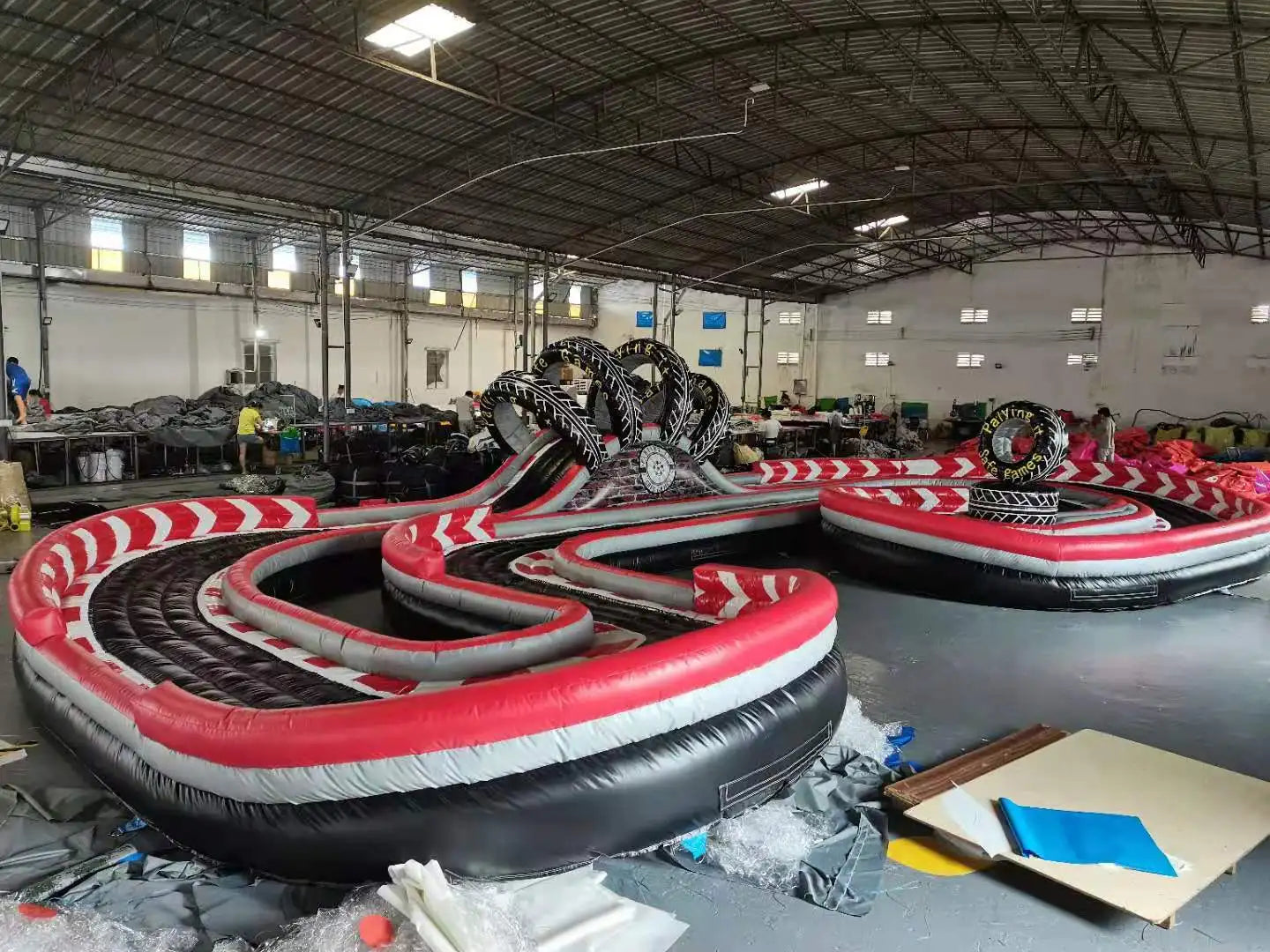 Inflatable RC Car Racing Track Adventure