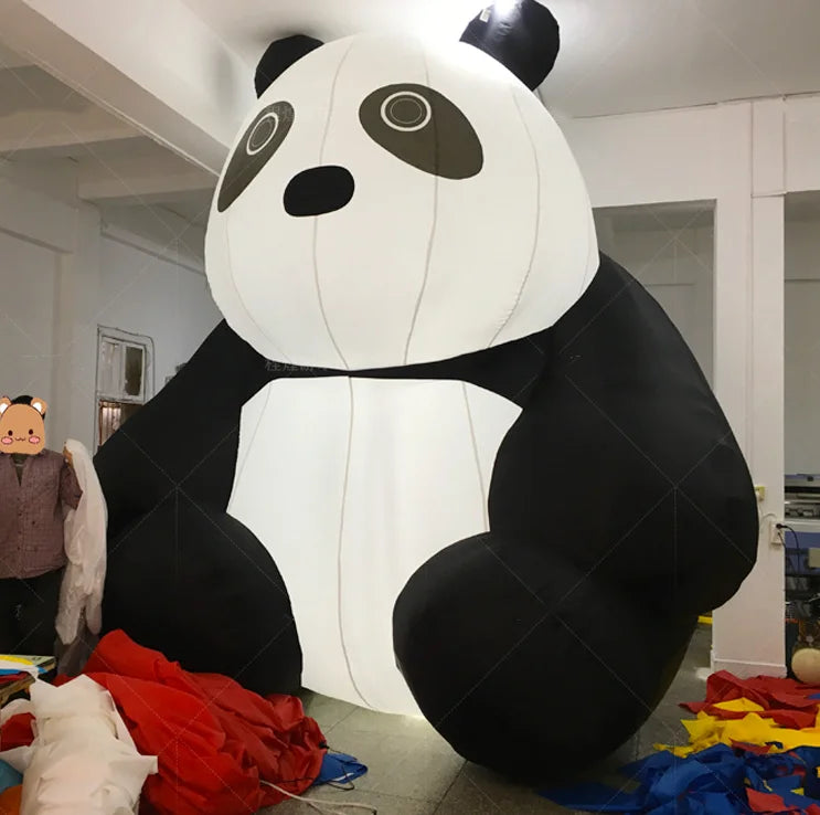Giant Inflatable Panda Decoration with LED Lighting