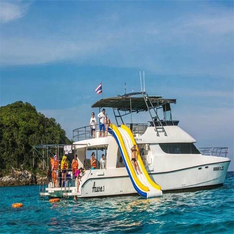 Inflatable Rock Climbing Slide Water Fun