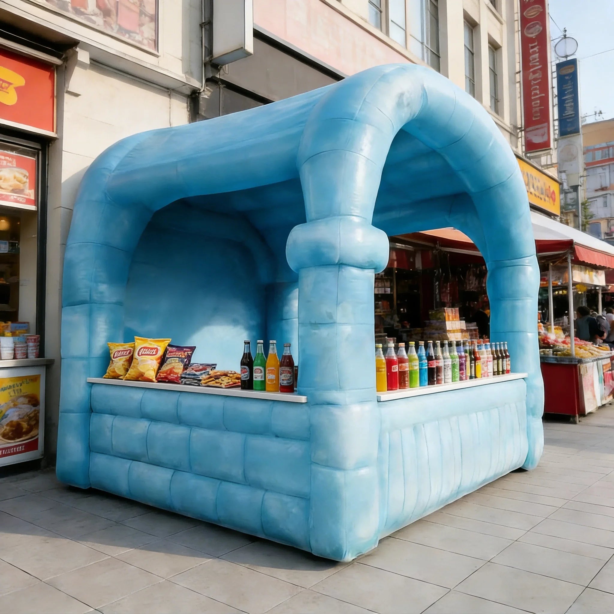 Architectural Inflatable Bar Tent 13ft Event Kiosk