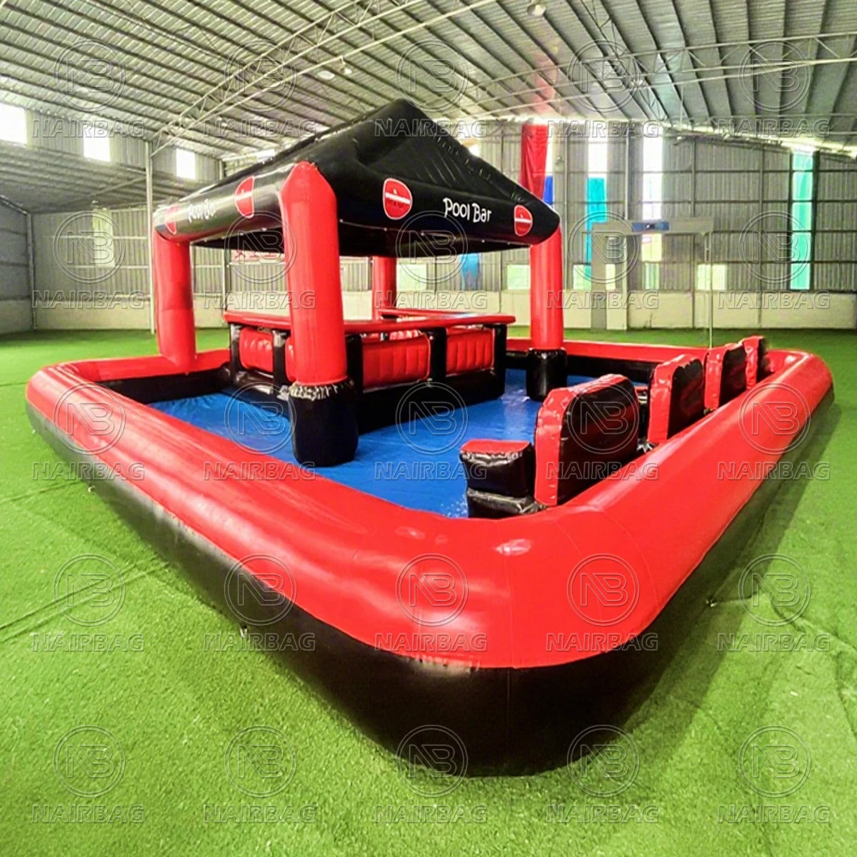 Inflatable Pool Bar Floating Platform Commercial Resorts