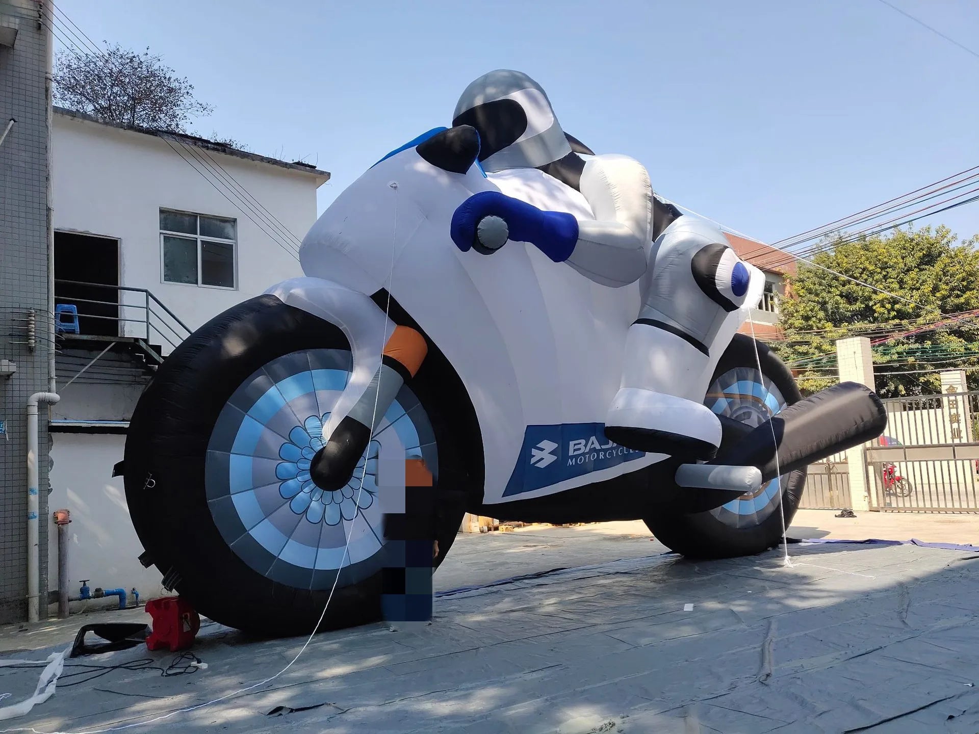 Giant Inflatable Motorcycle Advertising Display