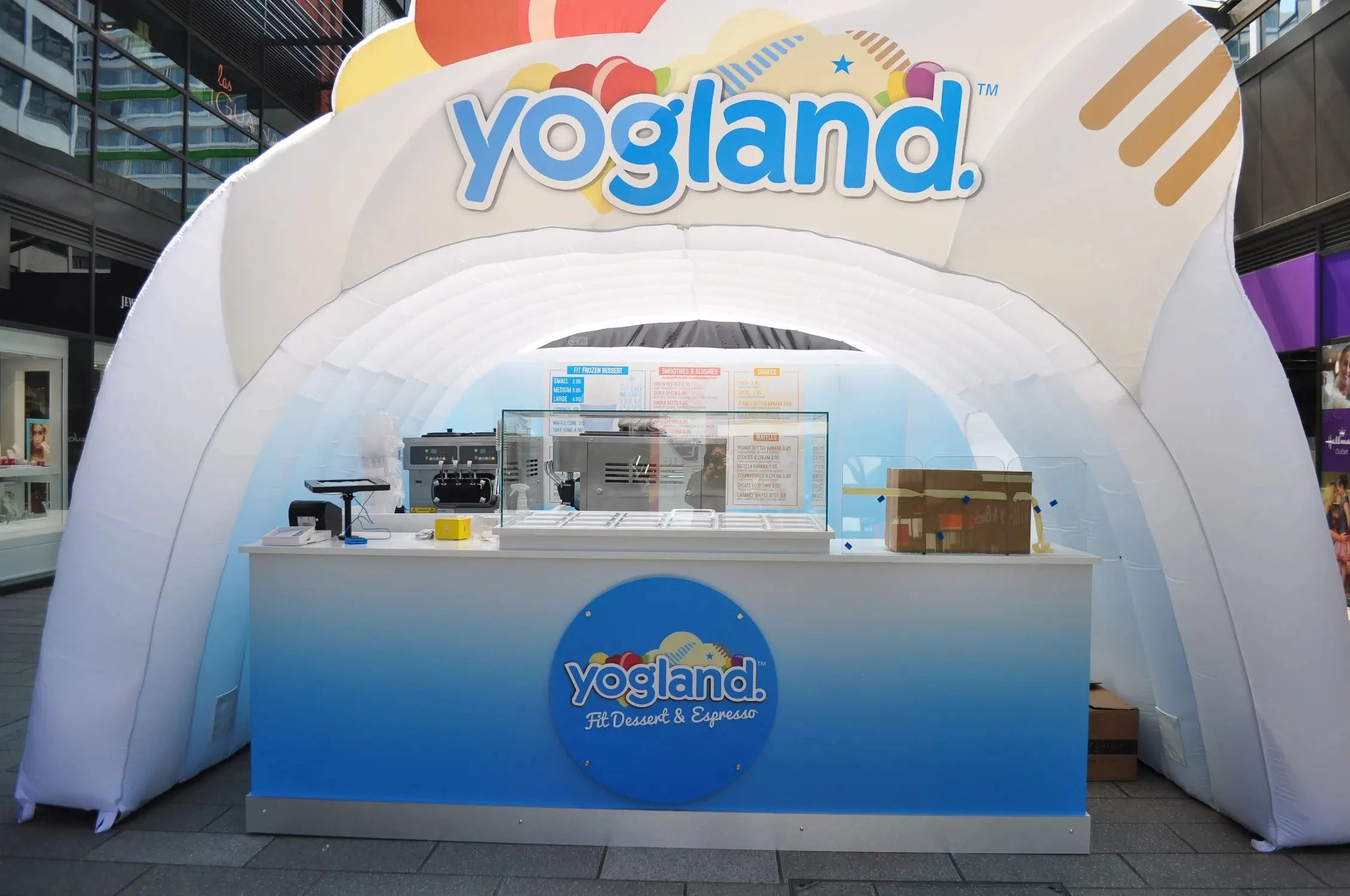 Inflatable Yogurt Tent for Event Advertising