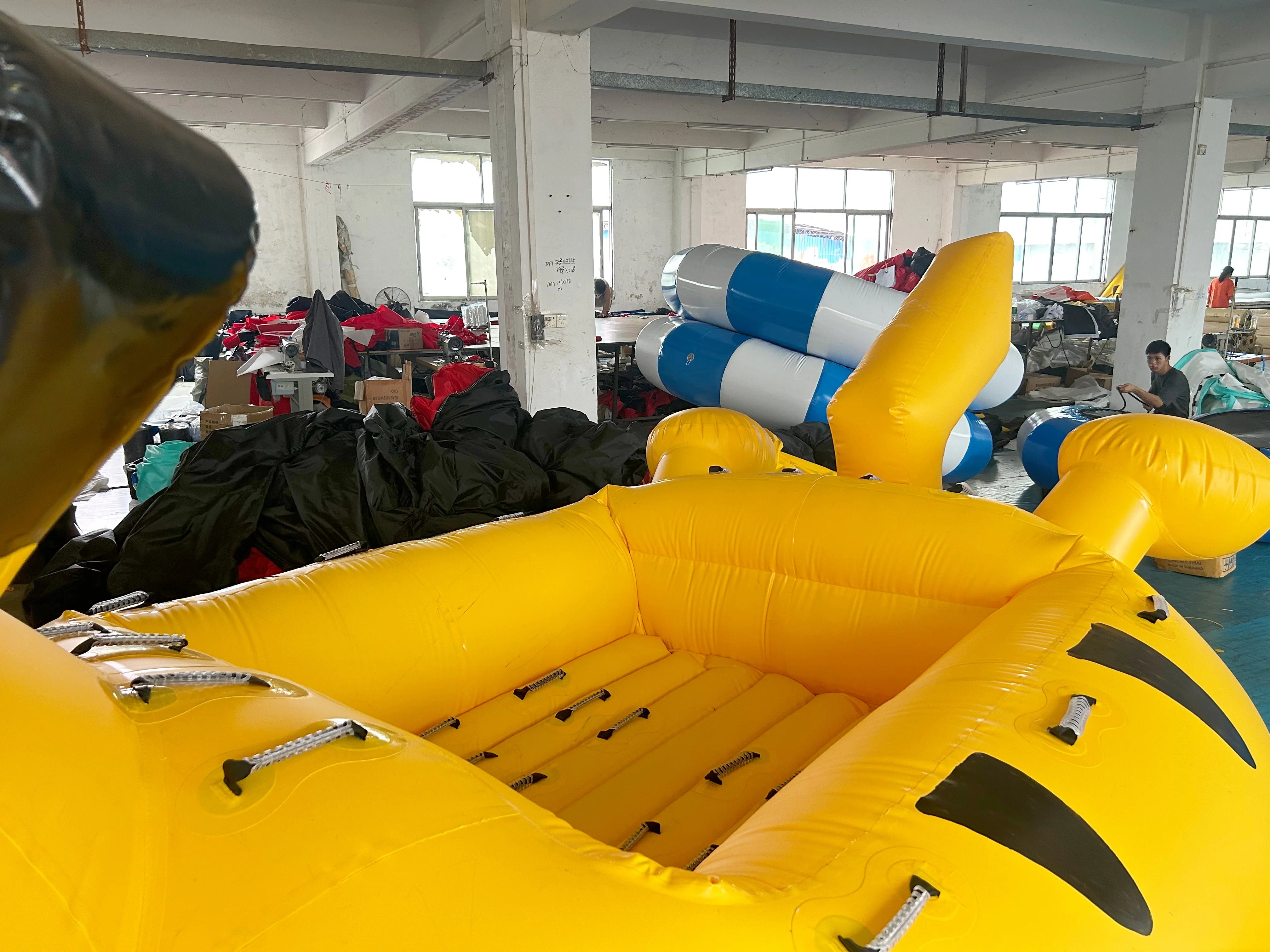 Towable Inflatable Disco Boat Water Toy