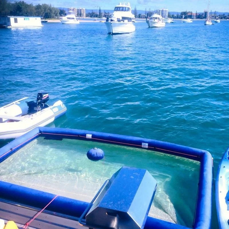 Portable Inflatable Ocean Yacht Pool with Net