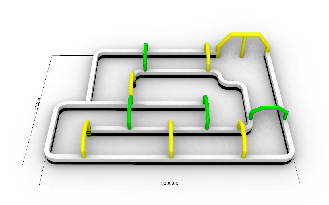 Inflatable Go Kart Race Track for Outdoor Events