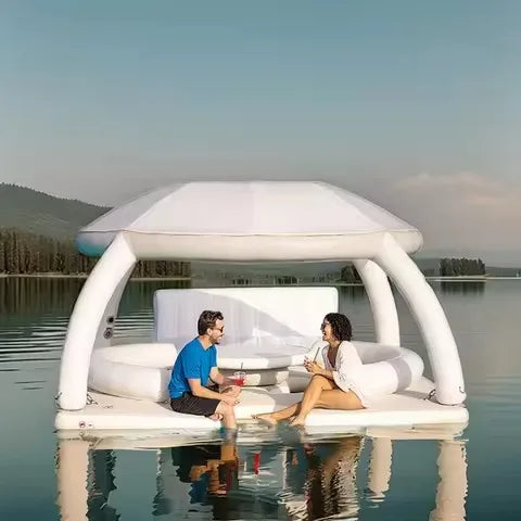 Inflatable Floating Dock Lounger for Water Events