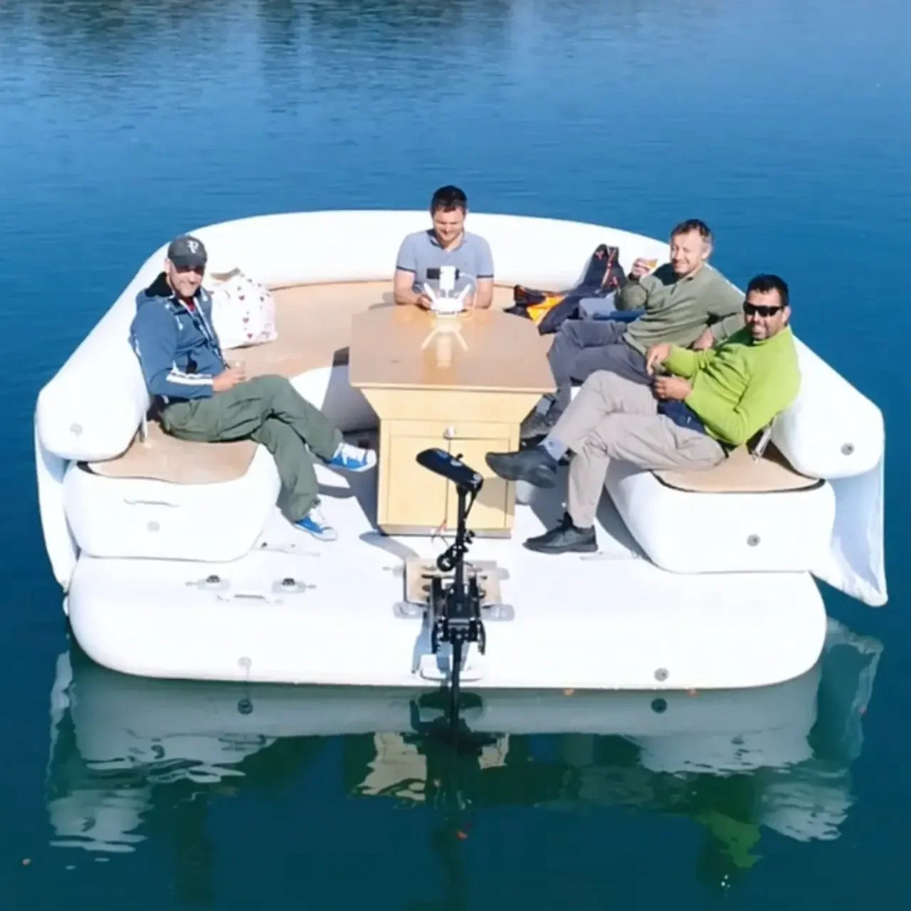 Pool Inflatable U Shaped Floating Sofa DWF Lounging