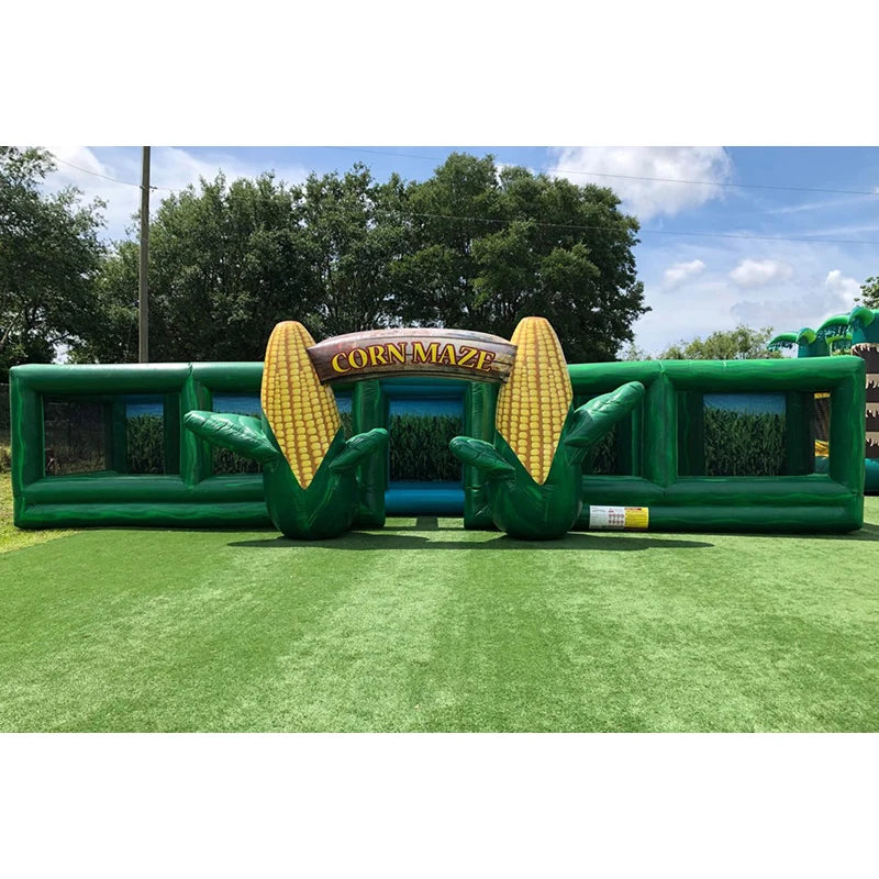 Inflatable Corn Maze Interactive Game Fun