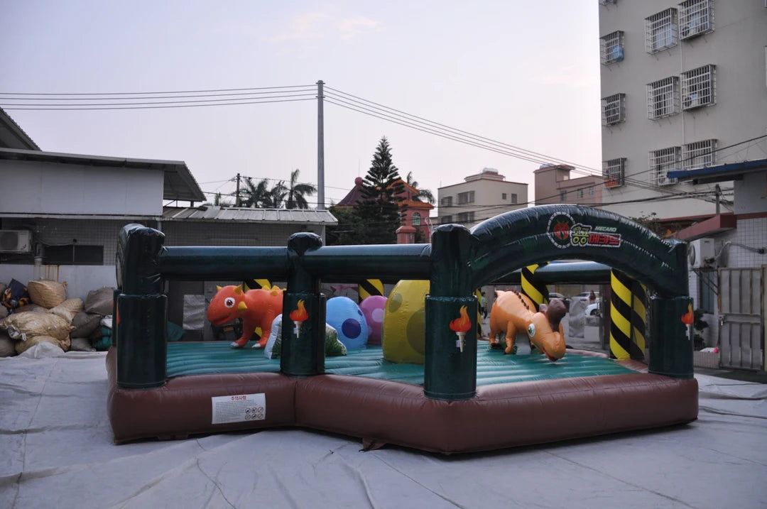 Inflatable Dinosaur Theme Funland Interactive Game