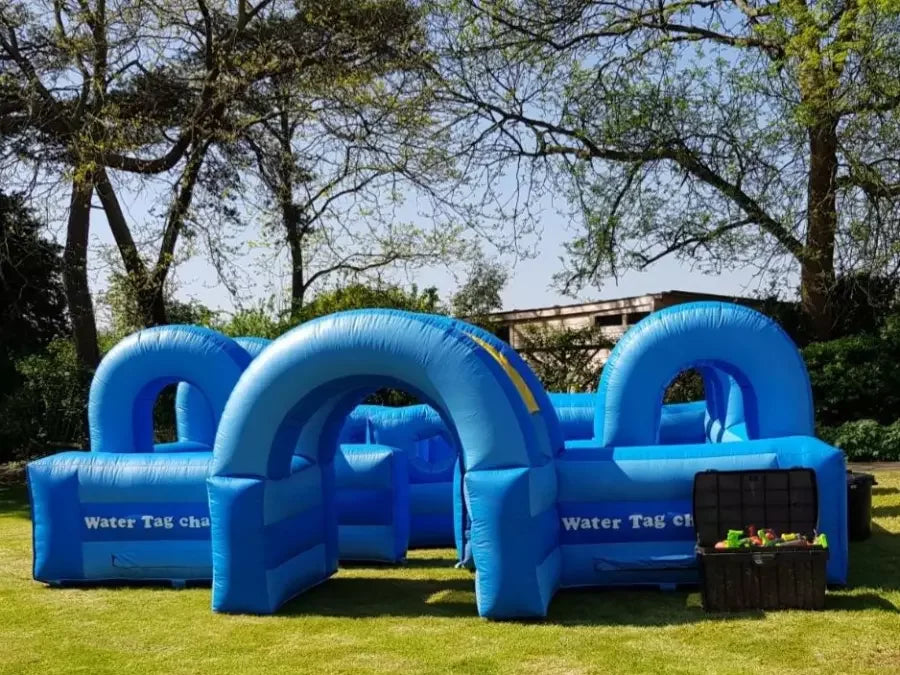 Inflatable Water Tag Challenge Maze for Outdoor Fun