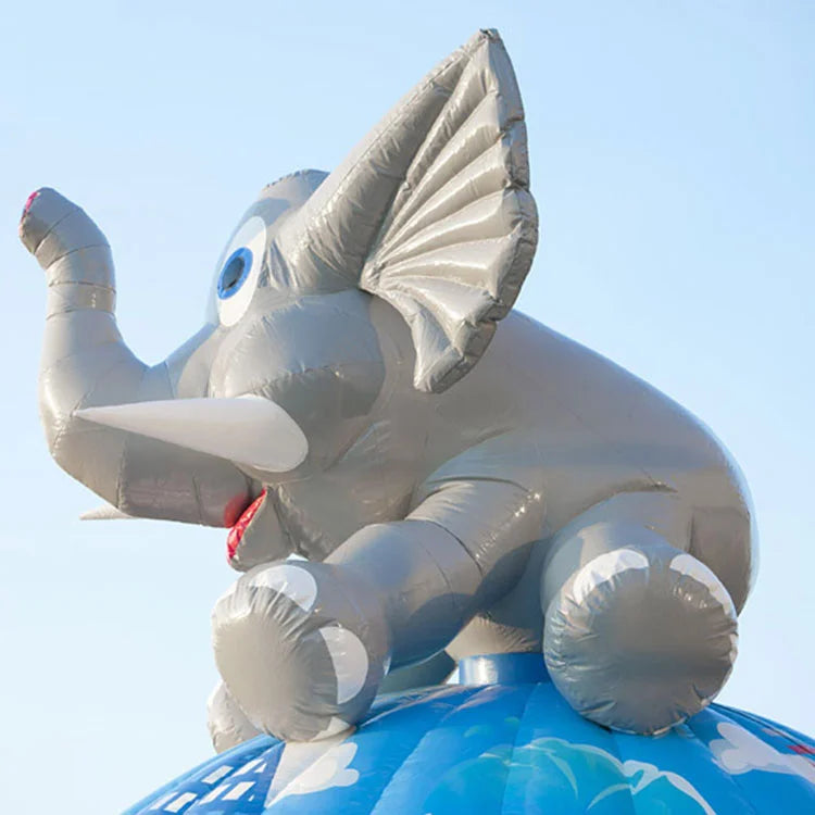 Inflatable Disco Circus Bouncy Castle Slide for Kids