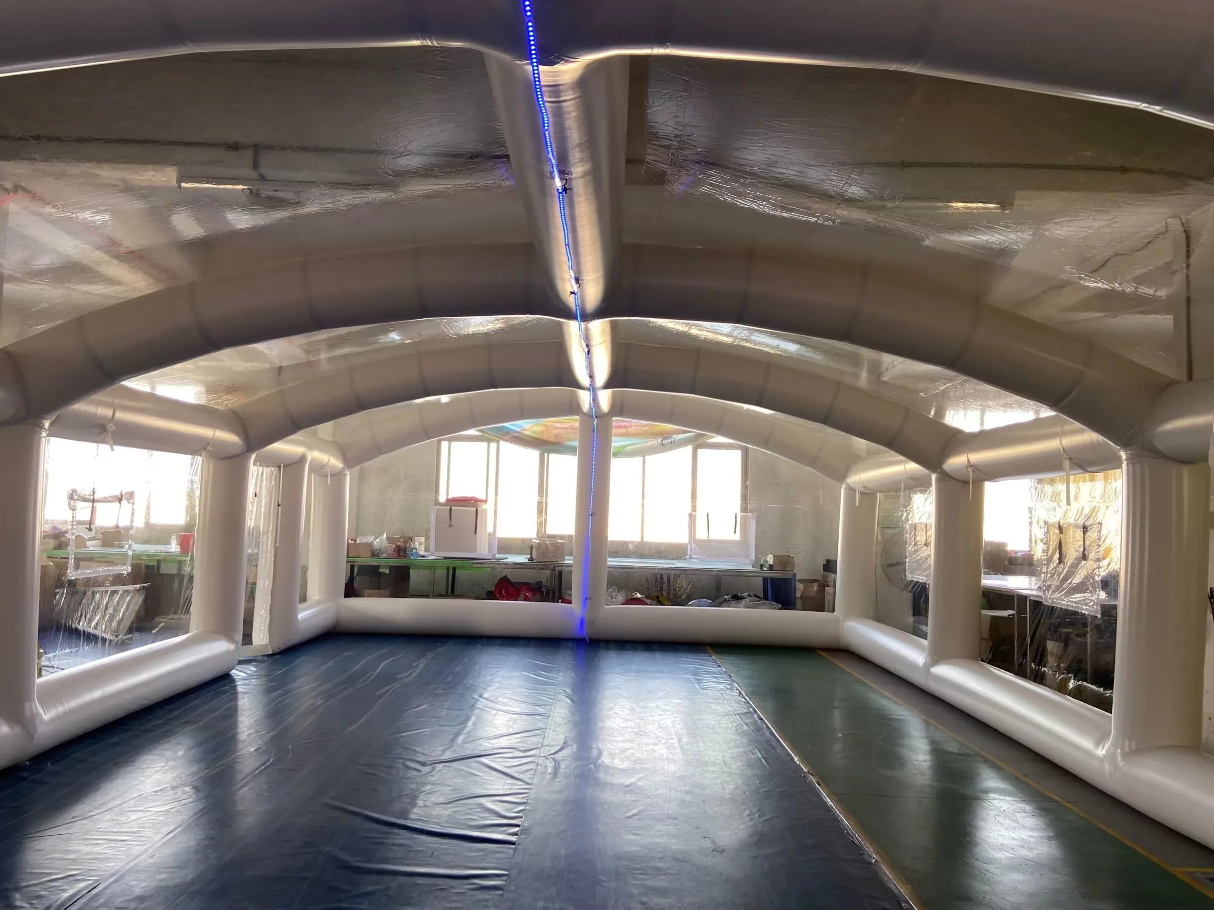 Clear Airtight Inflatable Swimming Pool Cover Tent Water Dome