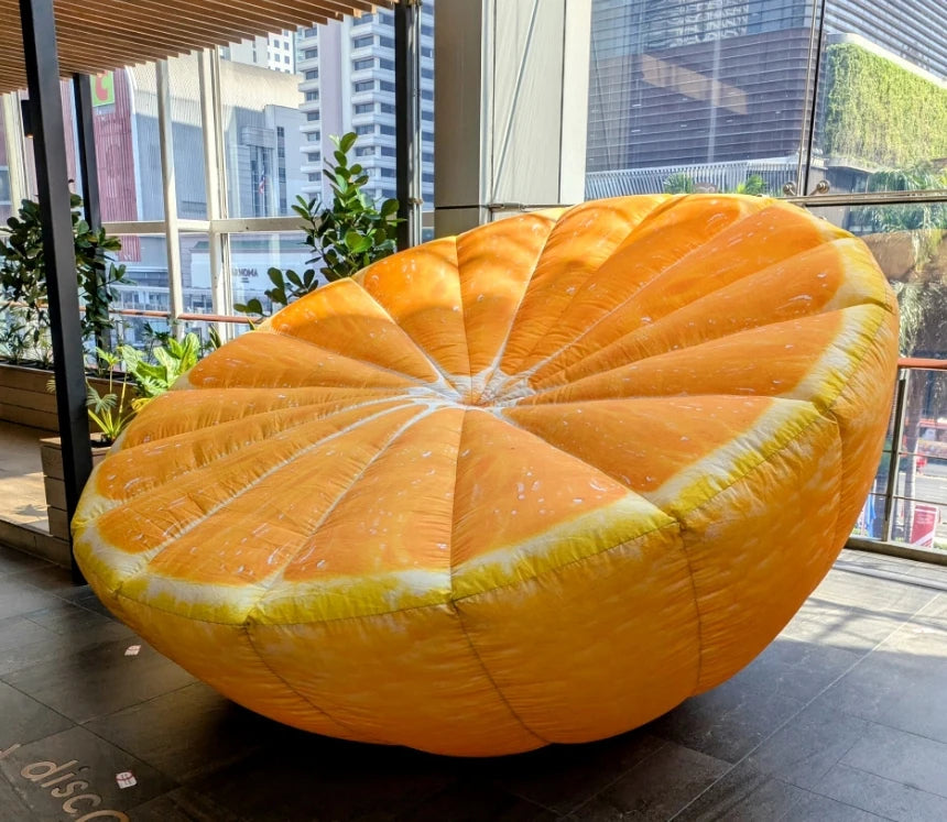 Giant Inflatable Lemon for Fresh Squeezed Lemonade Advertising
