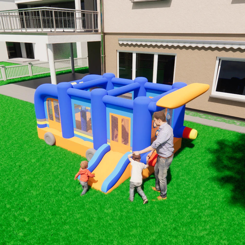 Inflatable Bouncy Castle with Slide