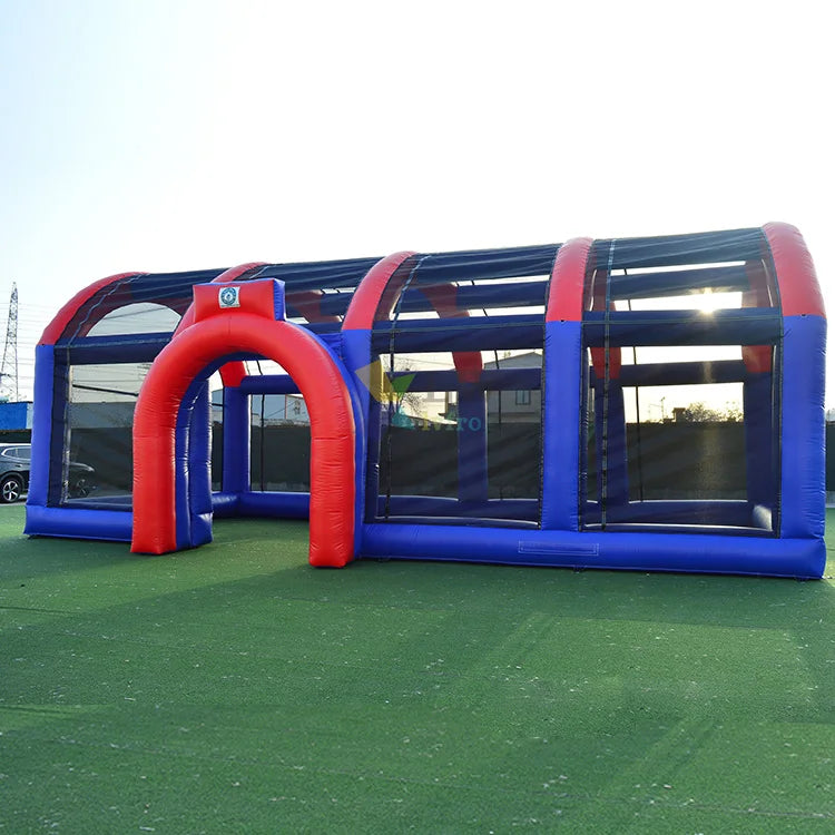 Inflatable Dodgeball Arena Game for Outdoor Events