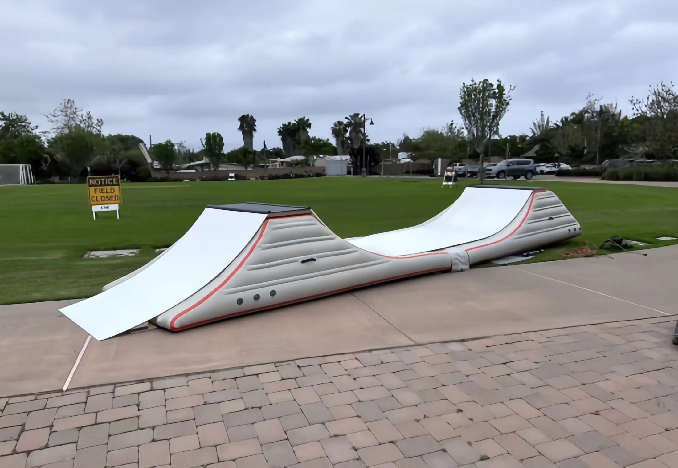 Inflatable Skate Ramp Air Bag for Youth