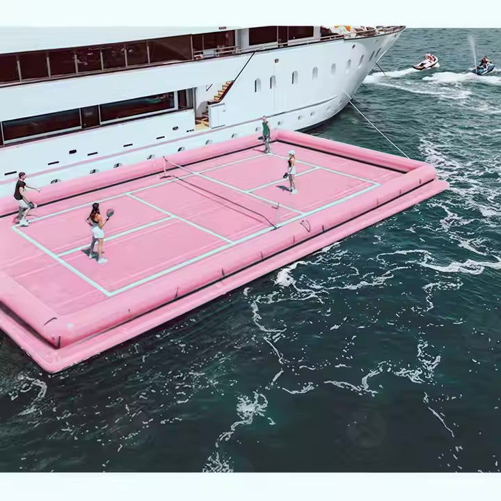 Floating Inflatable Pickleball Tennis Court