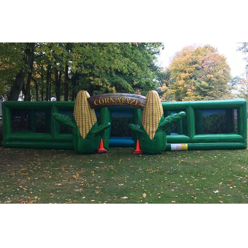 Inflatable Corn Maze Interactive Game Fun
