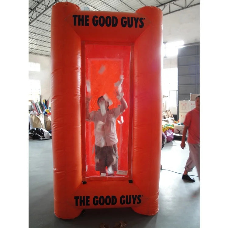 Inflatable Money Machine Cash Cube Game