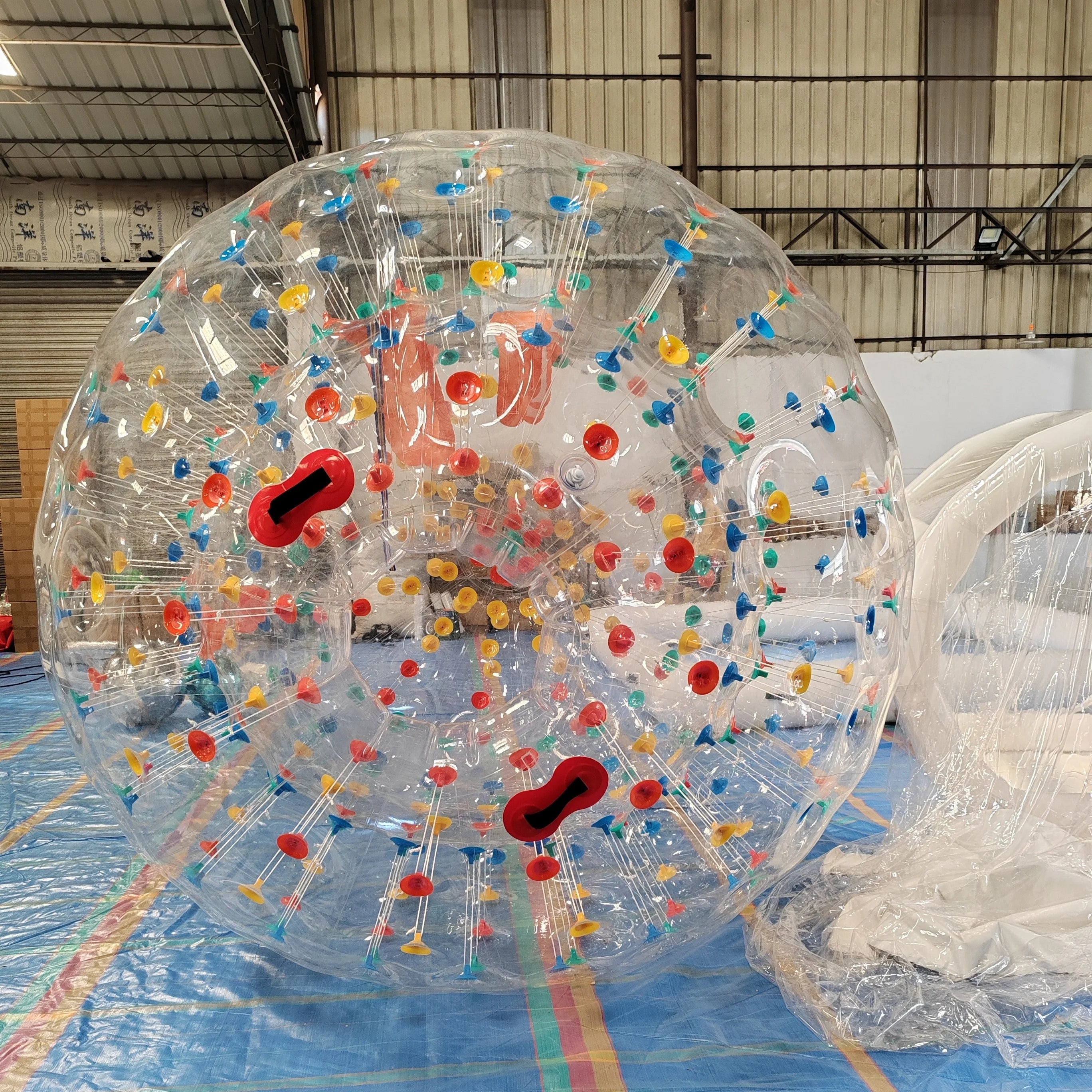 Aufblasbarer PVC-Zorbball zum Gehen mit menschlichen Hamstern