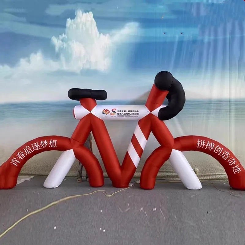 Custom Inflatable Bicycle for Promotional Advertising